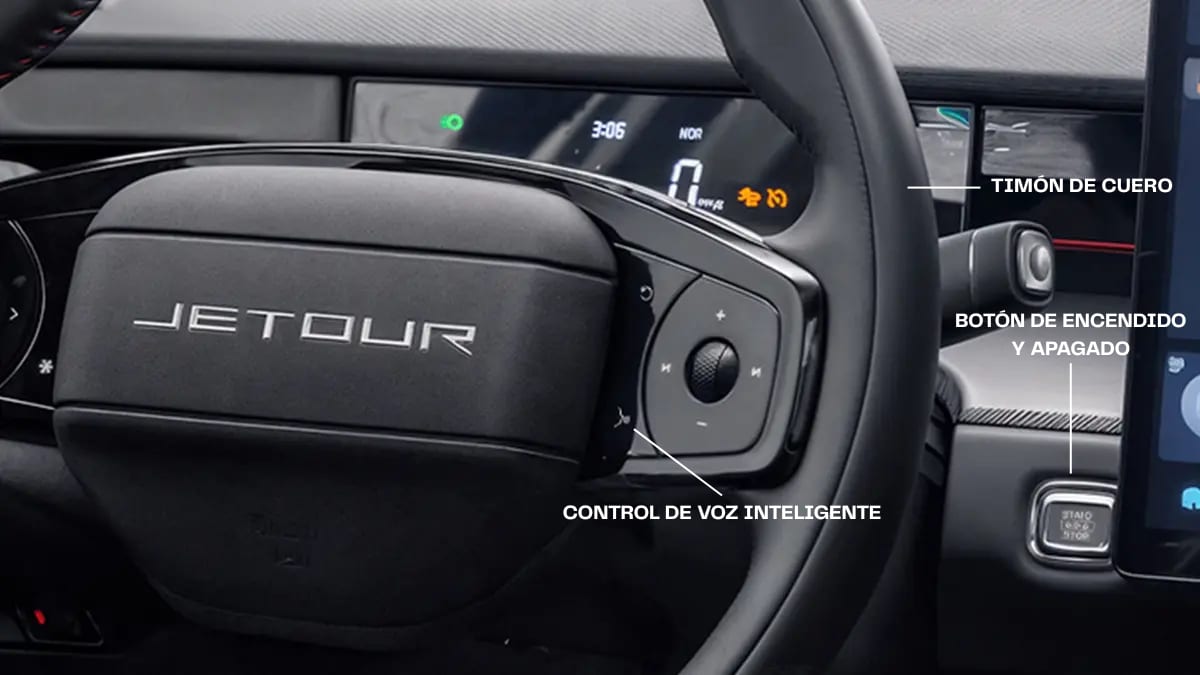 Volante y controles inteligentes